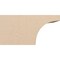 Ekena Millwork 6in. W x 8in. H x 16in. L Huntington Woodgrain TimberThane Rafter Tail, Primed Tan RFTUR06X08X16HUNRCPR - alternate 4